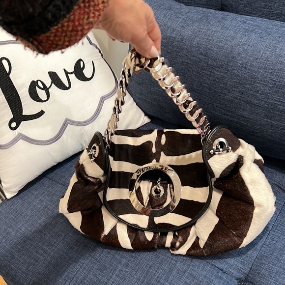Authentic Dior jazzclub zebra pony hair bag - Picture 1 of 11